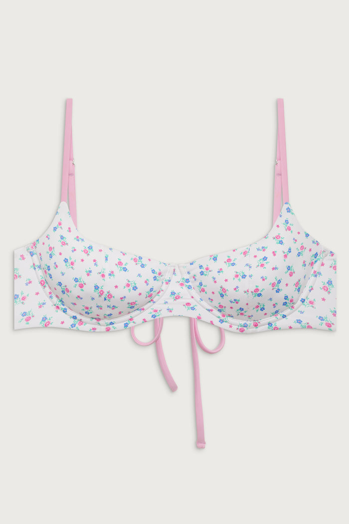 Cola Underwire Balconette Bikini Top Sweet Meadow
