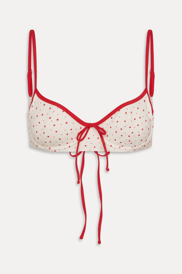Cola Underwire Bikini Top - Tiny Berry