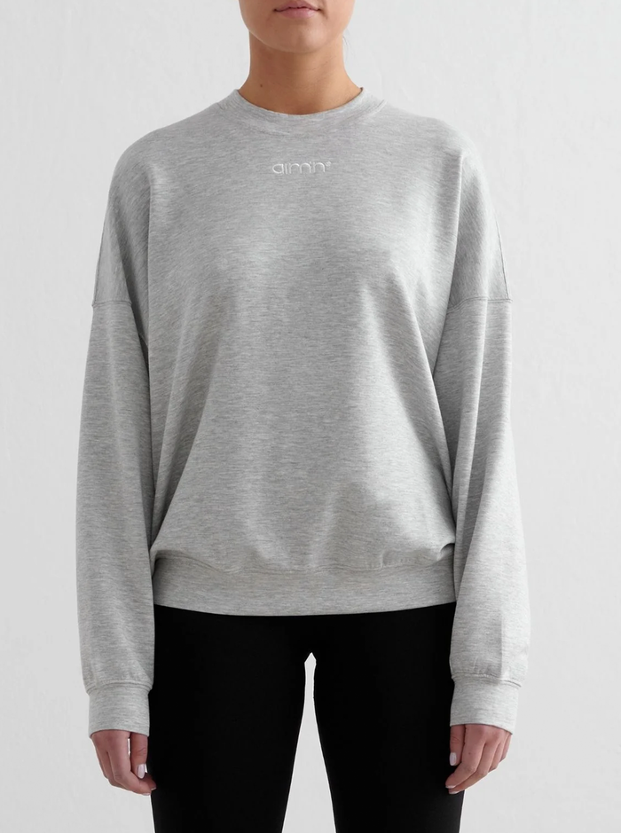 Comfy Modal Sweatshirt Light Grey Melange