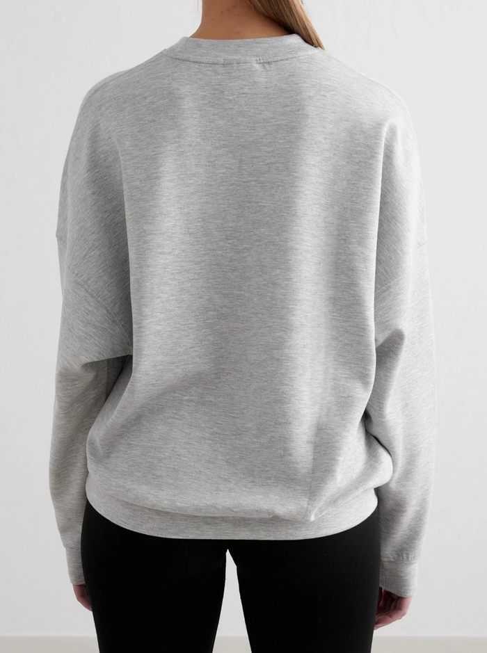 Comfy Modal Sweatshirt Light Grey Melange