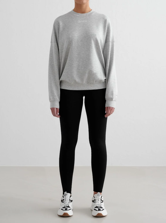 Comfy Modal Sweatshirt Light Grey Melange