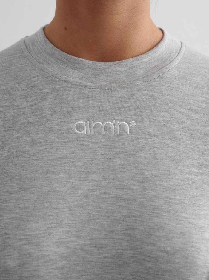 Comfy Modal Sweatshirt Light Grey Melange