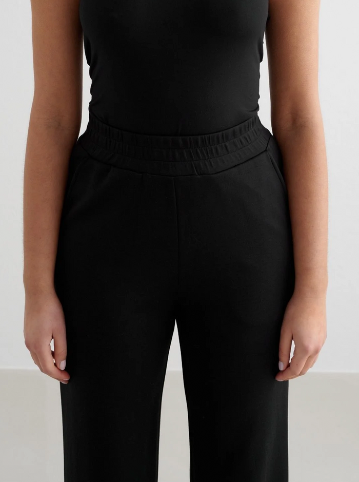 Comfy Modal Wide Pants in Black