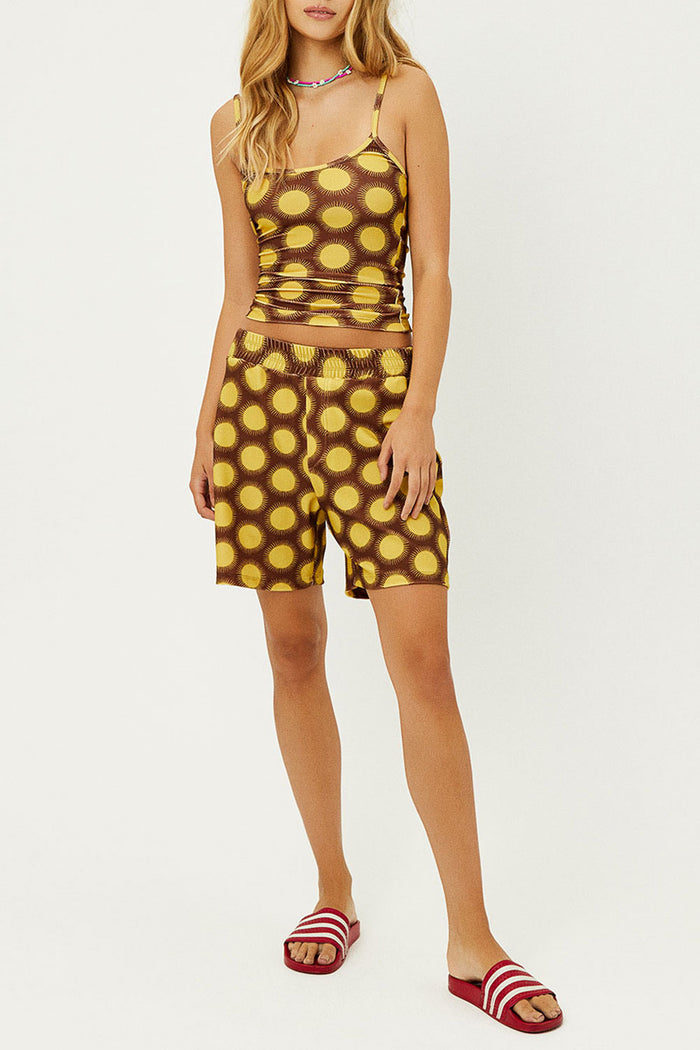 Courtney Golden Terry Scoop Tank
