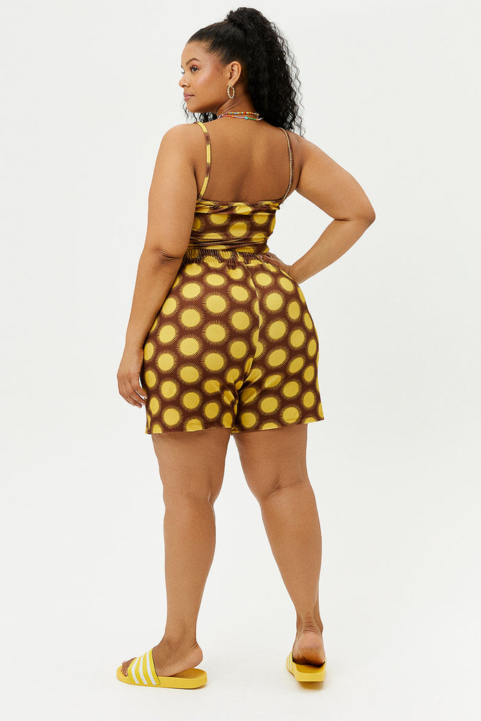 Courtney Golden Terry Scoop Tank Extended