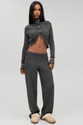 Crosby Cloud Cable Knit Pant - Winter Skies