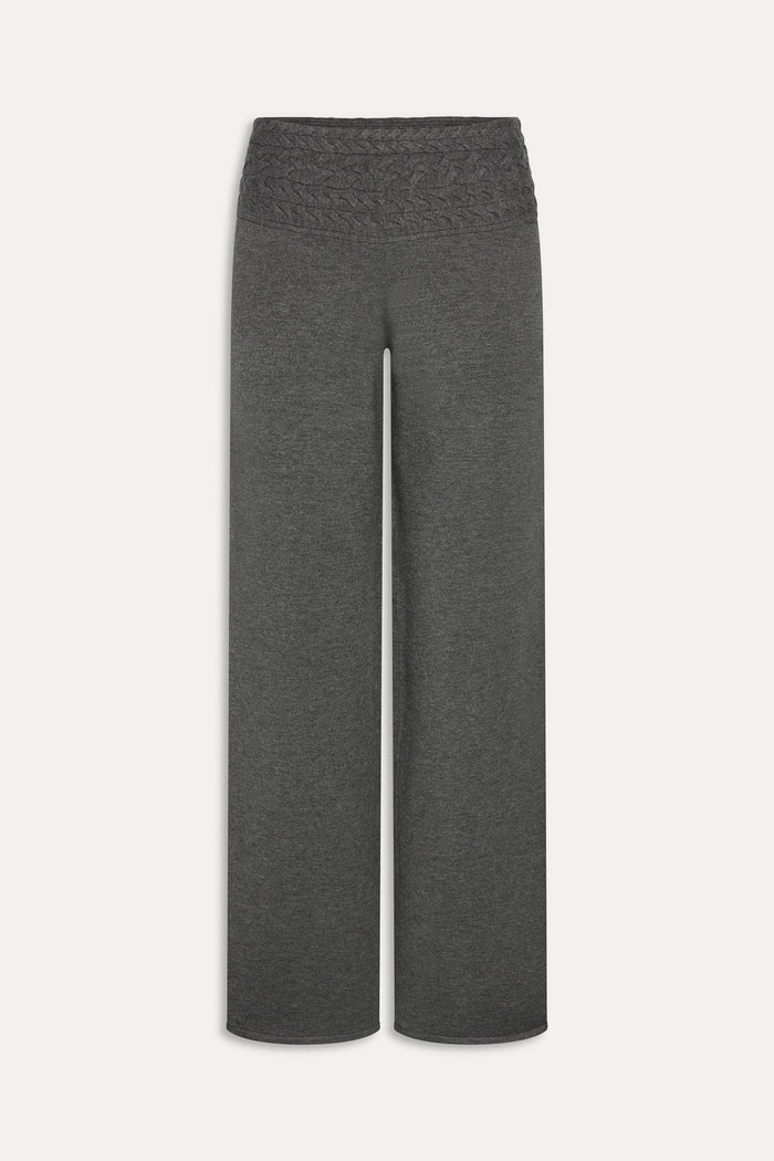 Crosby Cloud Cable Knit Pant - Winter Skies