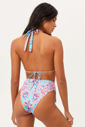 Cupid Scarf Print High Waist Cheeky Bottom