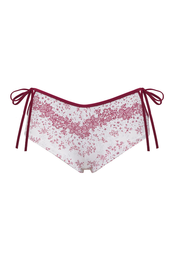Daphne Floral Cheeky Boy Short Bisous Lace