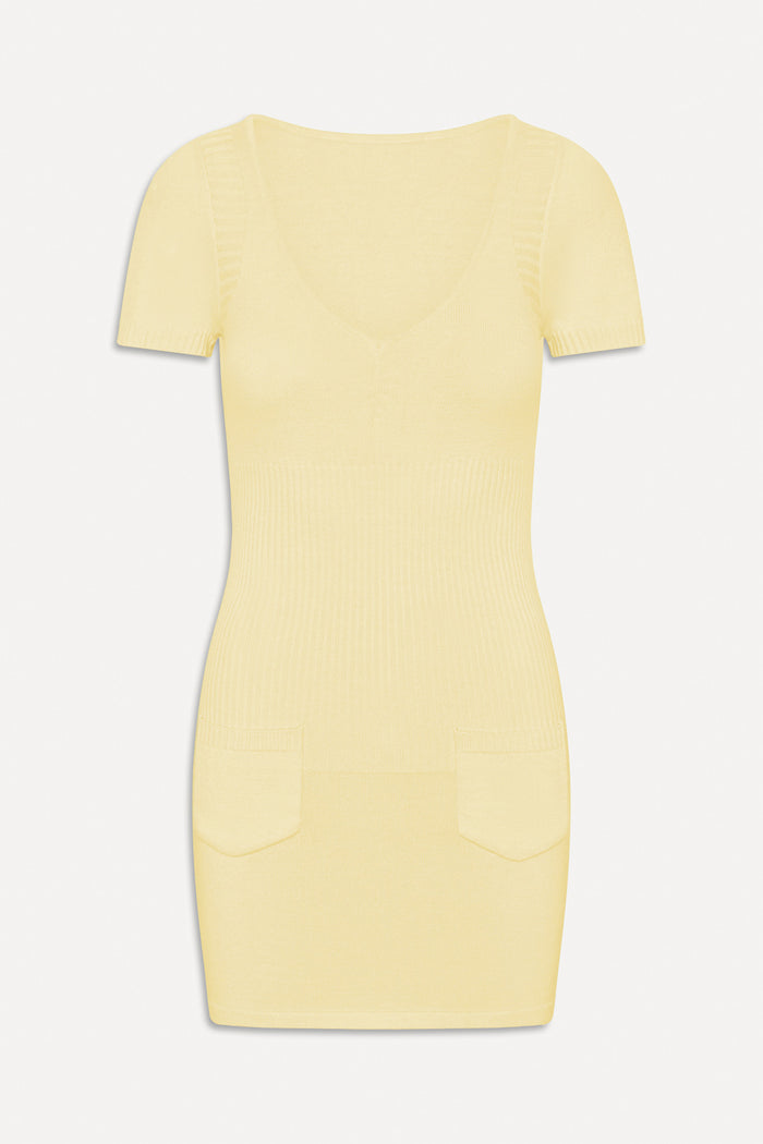 Daphne Knit Mini Dress - Morning Light