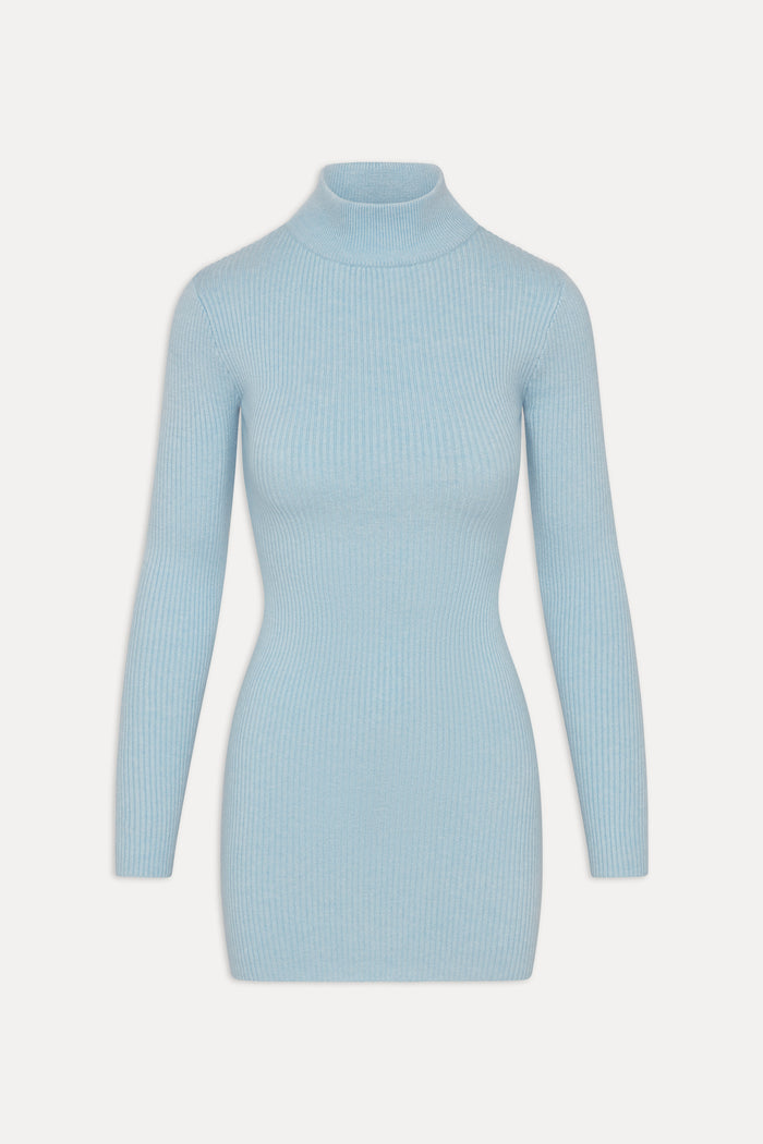 Date Night Knit Mini Dress - Daydream