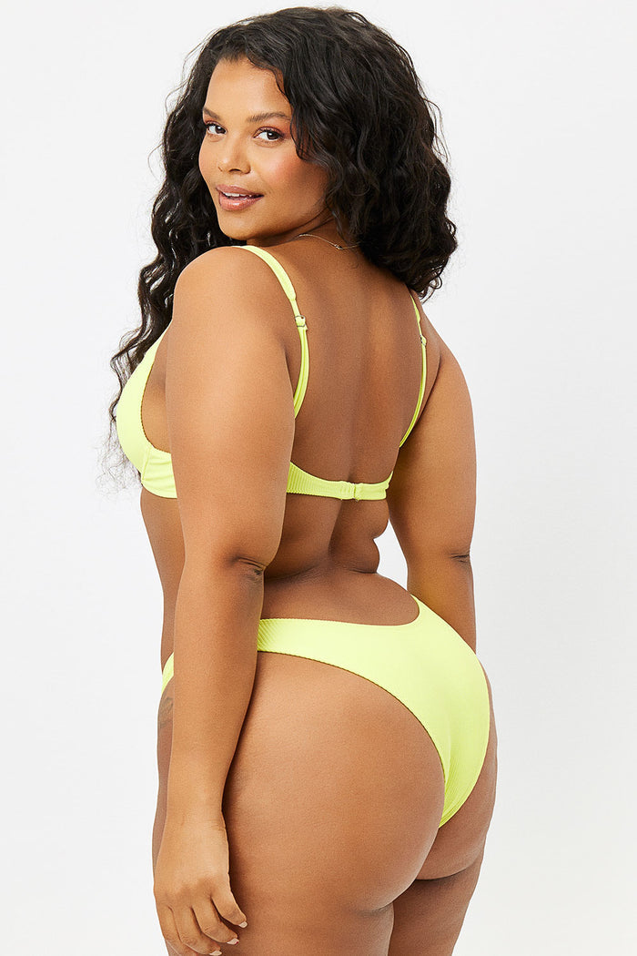 Dawson Lemonade Ribbed Cheeky Bottom Extended