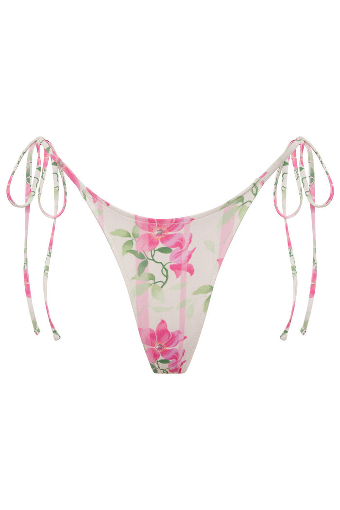 Divine Floral Skimpy Bikini Bottom Tiger Lily