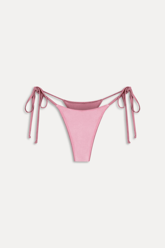 Divine Skimpy Shine Bikini Bottom - Sunset Pink