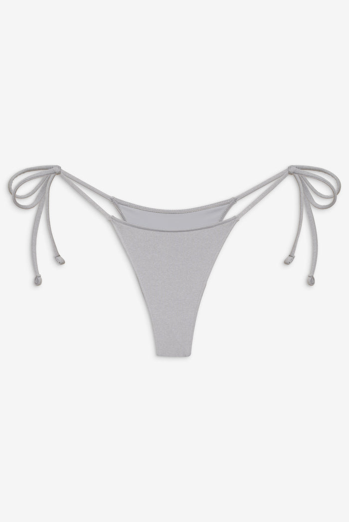 Divine Skimpy String Bikini Bottom Heather Grey