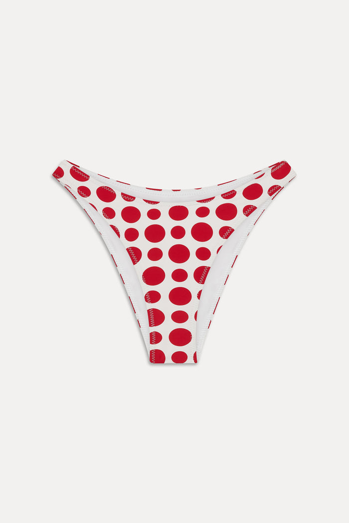 Dove Bikini Bottom - Red Dottie