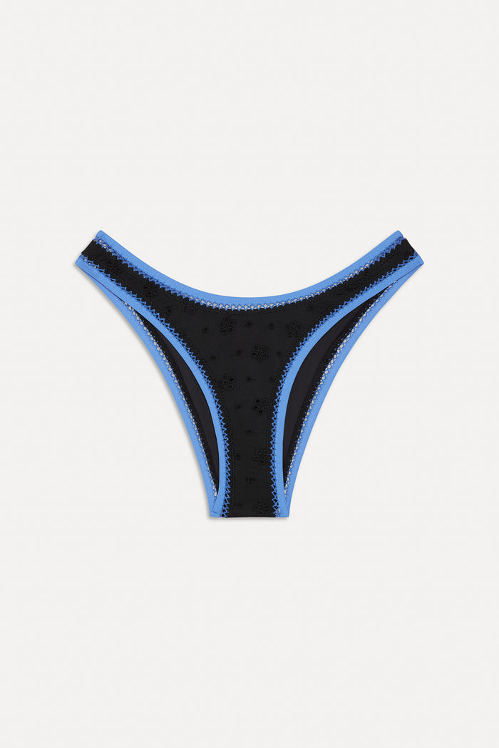 Dove Eyelet Bikini Bottom Eclipse