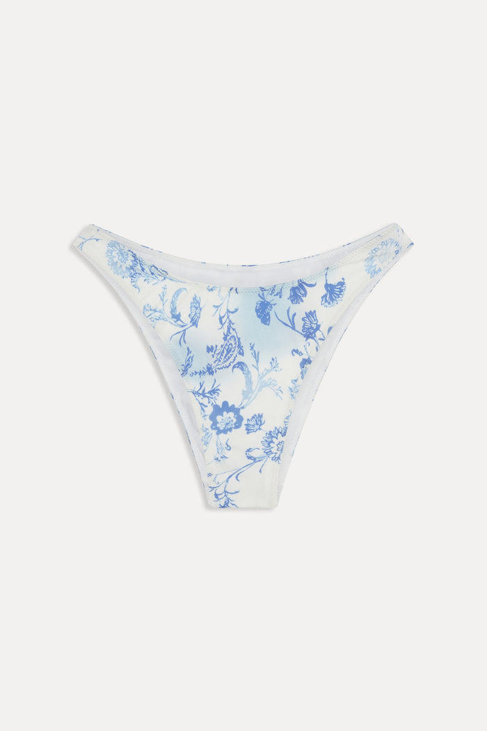 Dove Shine Bikini Bottom - Fleur de Bleu