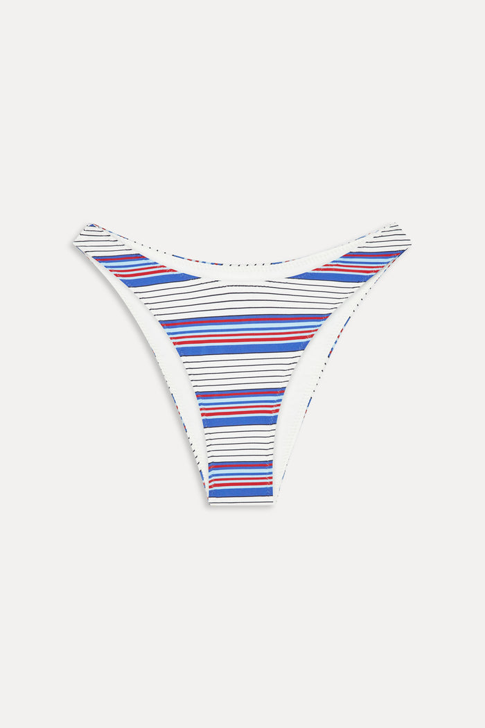 Dove Striped Bikini Bottom - St. Tropez Stripe