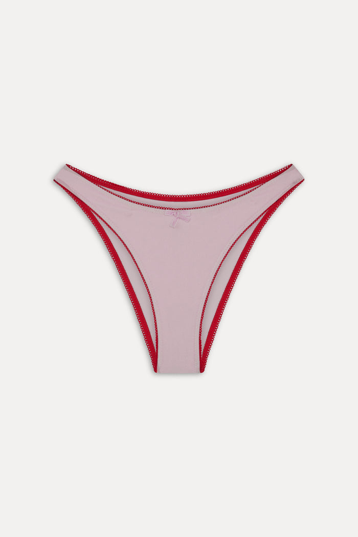 Dove Velvet Bikini Bottom - Velvet Rose