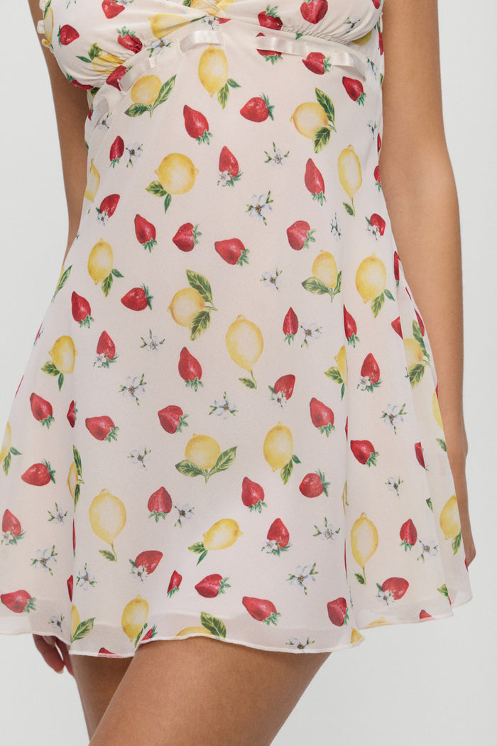 Dreamer Chiffon Mini Dress - Amalfi