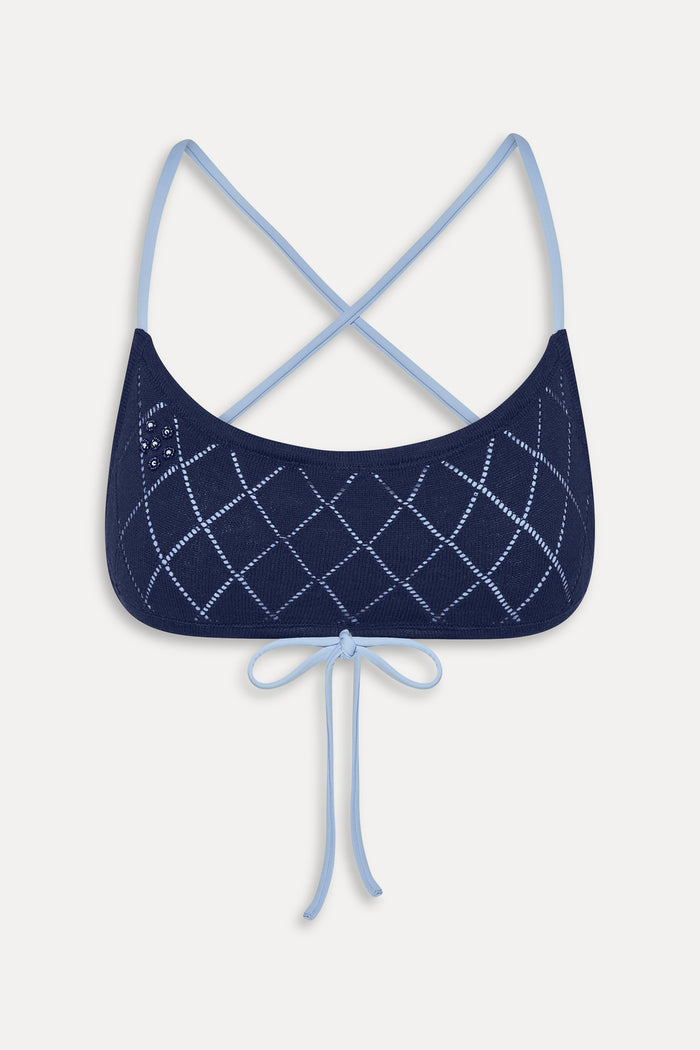 Dreamy Skimpy Bikini Top - Diamond Stitch