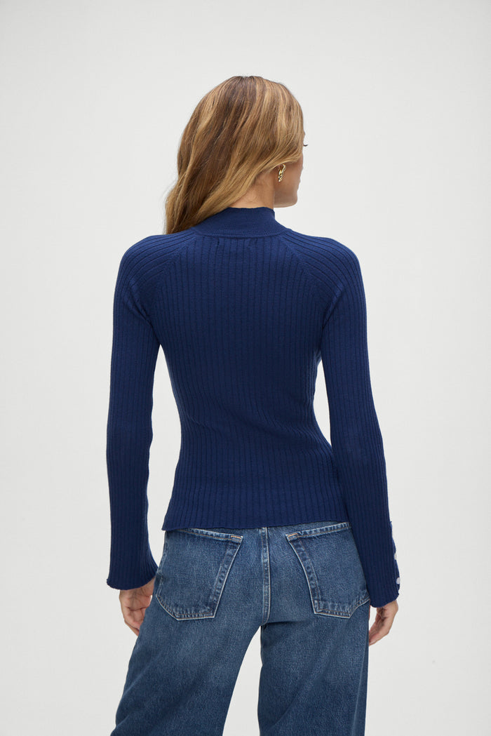 Duke Sweater in Midnight Blue