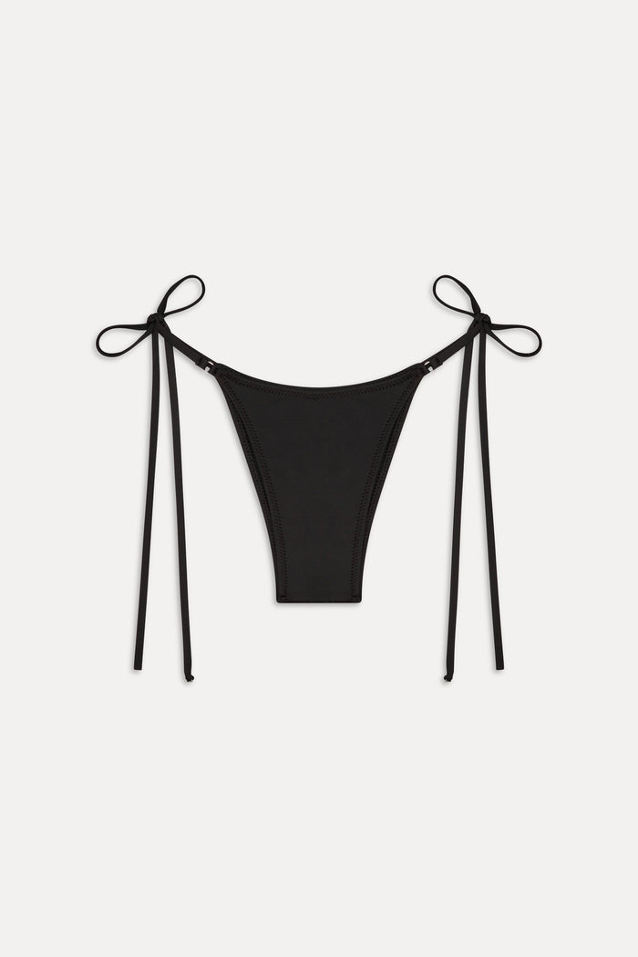 Elena Skimpy Bikini Bottom - Black