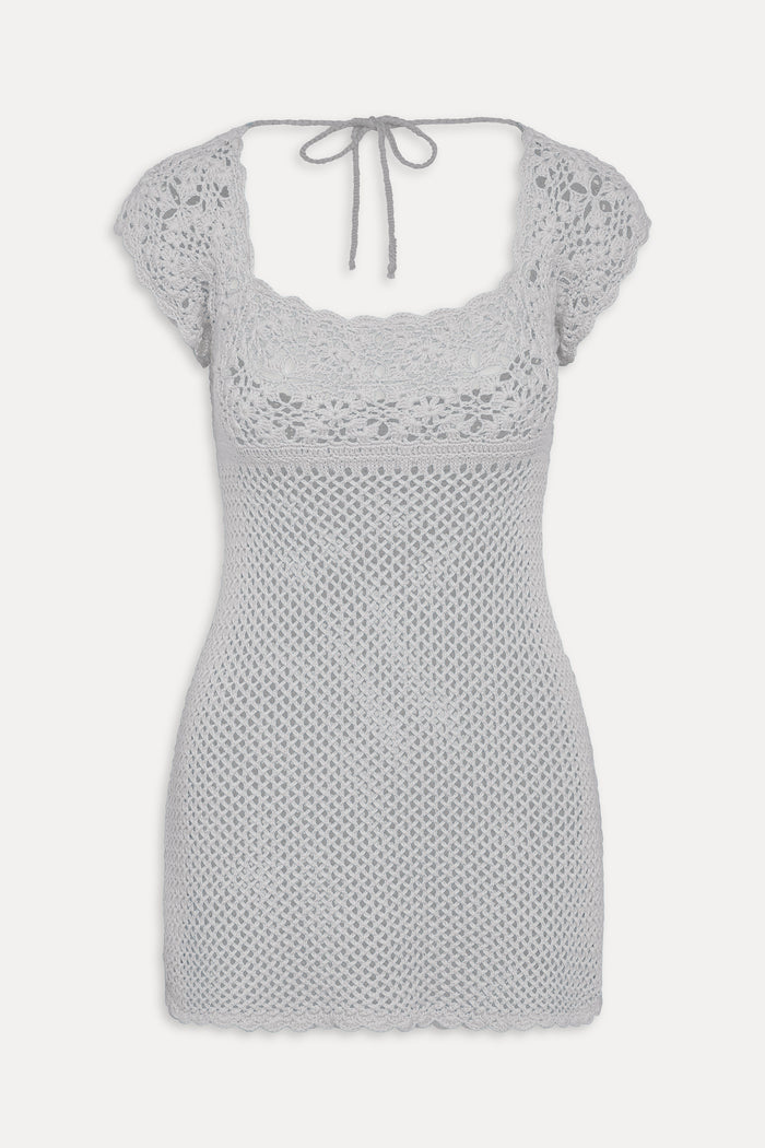 Eloise Crochet Mini Dress - Angel's Meadow