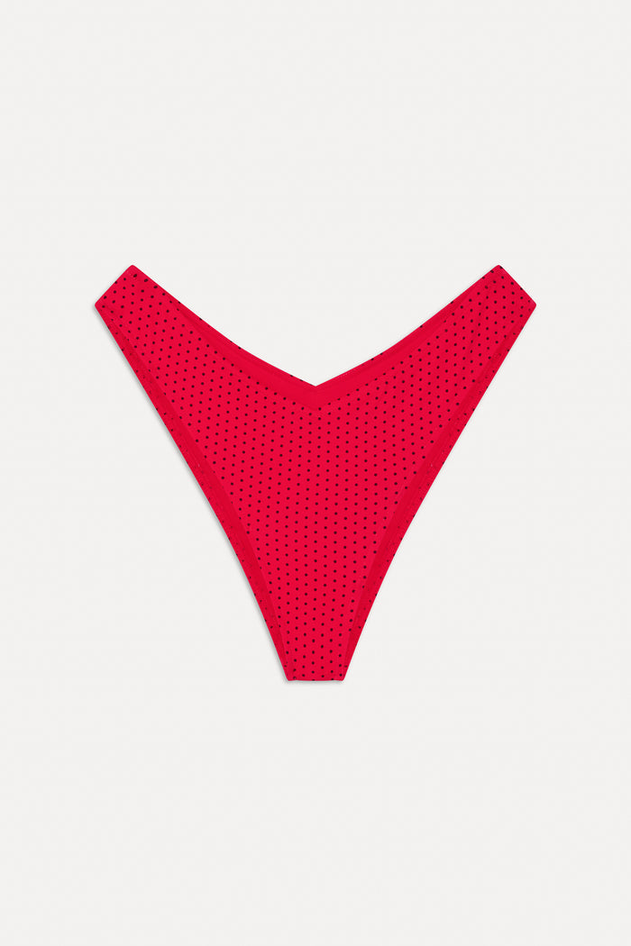Enzo Cheeky Bikini Bottom Spice Dot