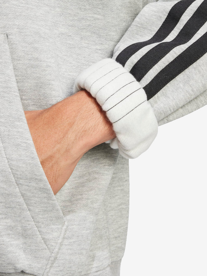 Essentials Three Stripes Fleece Hoodie