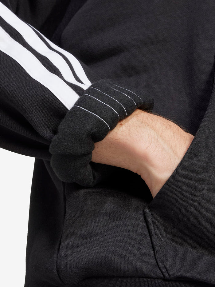 Essentials Three Stripes Fleece Hoodie