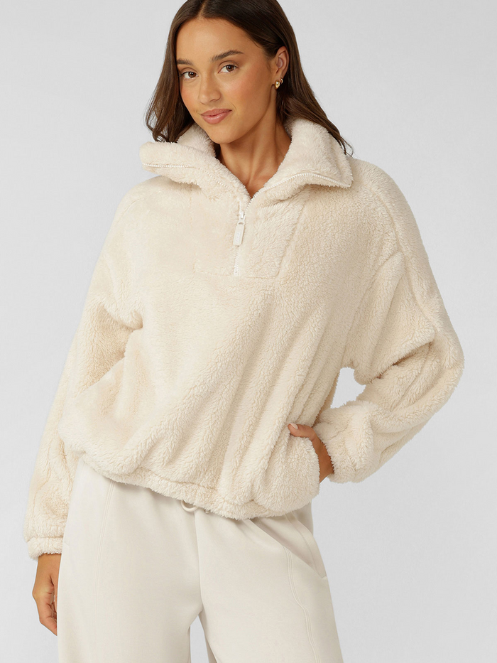 Everyday Teddy Quarter Zip Sweat