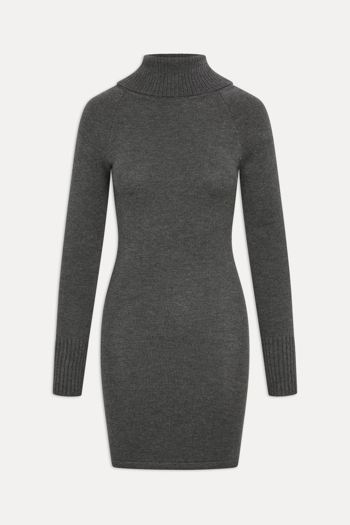 Faith Cloud Knit Dress - Winter Skies