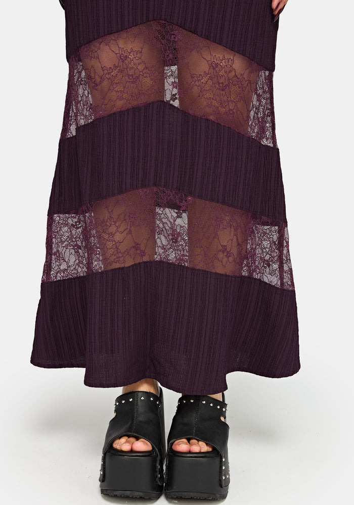 Fenella Lace Insert Cami Maxi Dress