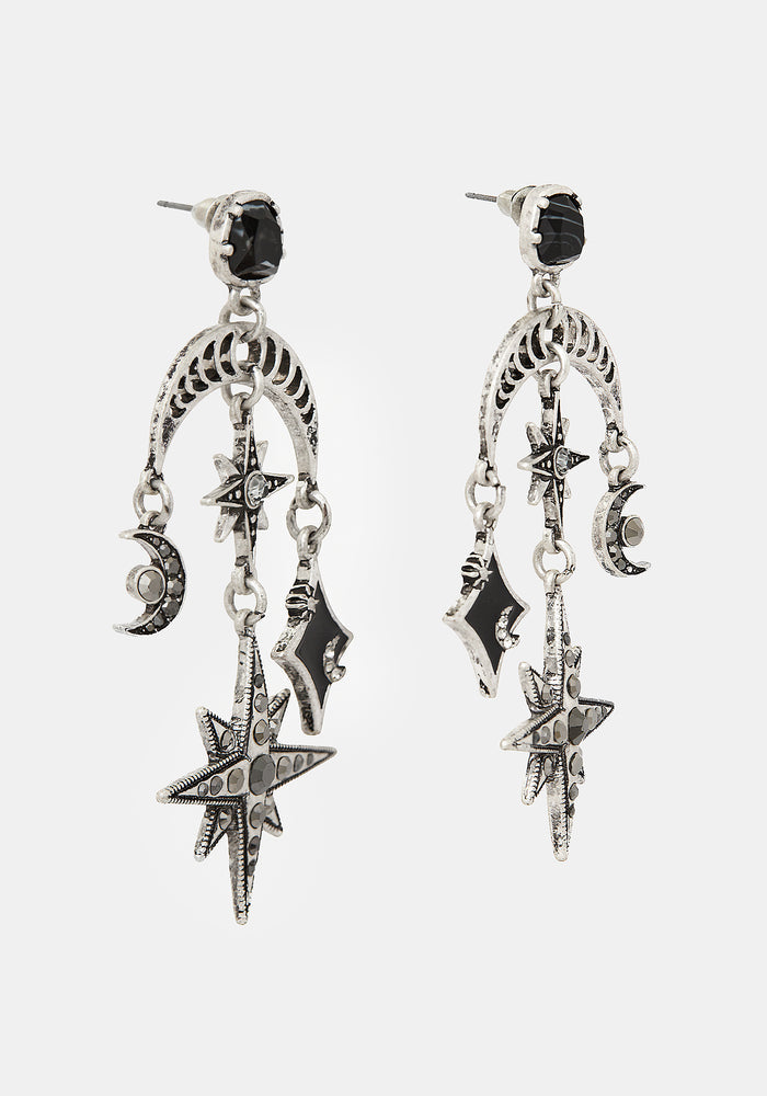 Flamini Celestial Drop Earrings