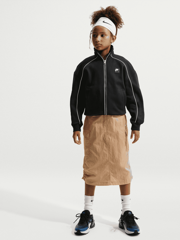 Fleece Track Jacket Big Kids
