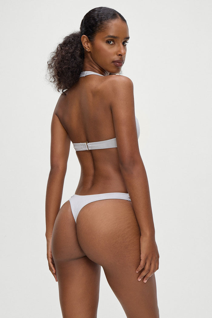 Full Moon Micro Bikini Bottom Heather Grey