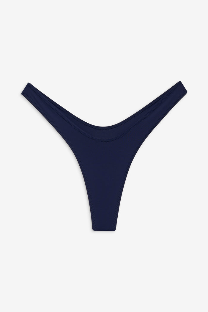 Full Moon Micro Bikini Bottom Midnight Dip Navy Blue