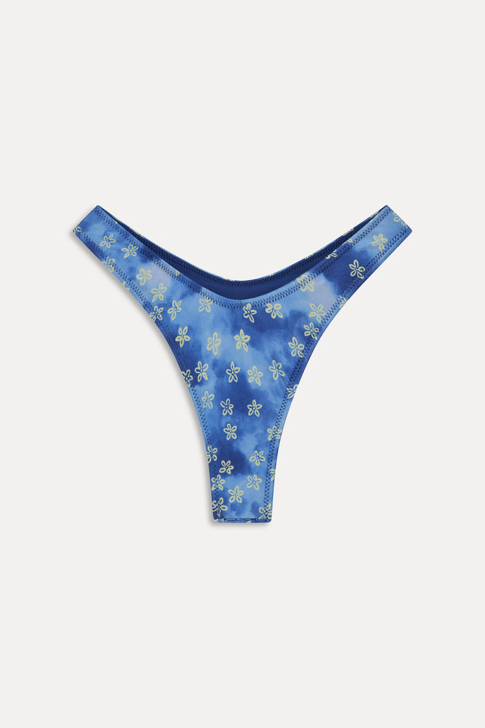 Full Moon Micro Shine Bikini Bottom - Cosmic Bloom