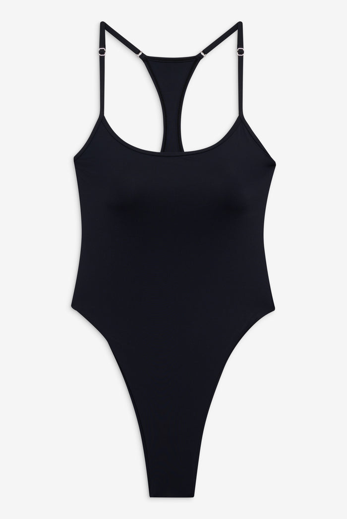 Getaway Cheeky One Piece Swimsuit Black