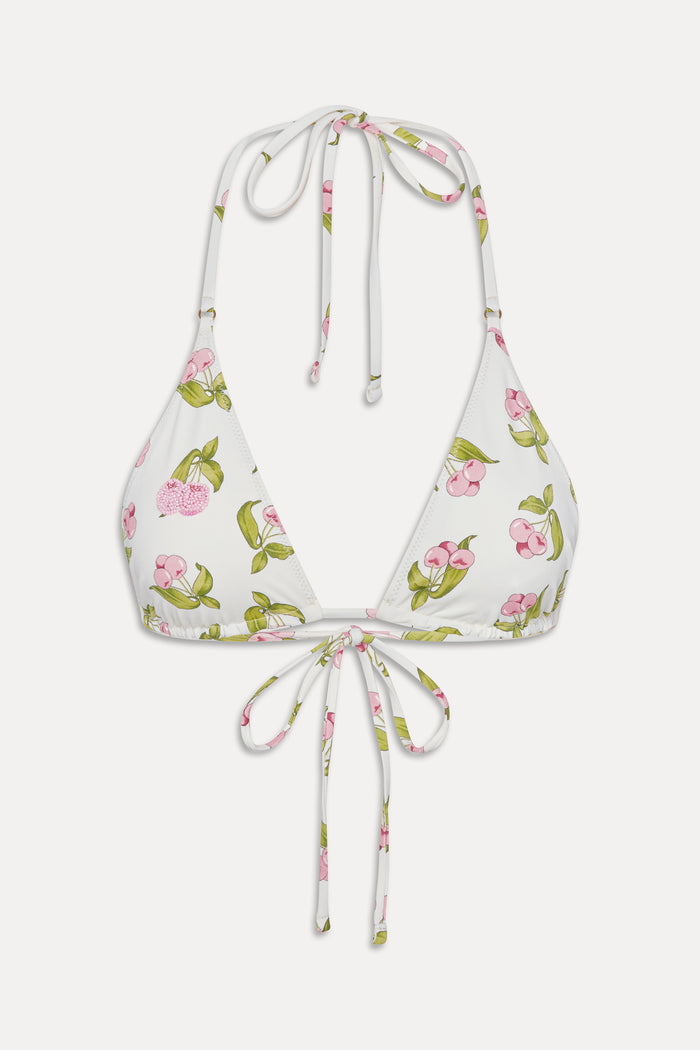 Grace Triangle Bikini Top - Cherry Picked