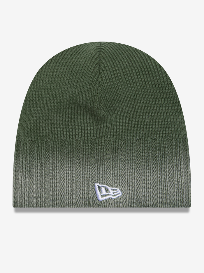 Gradient Ribbed Skully Beanie