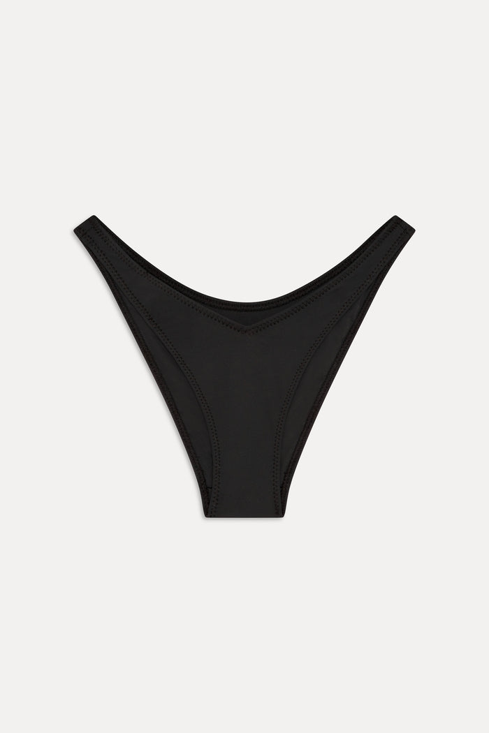 Harper Cheeky Bikini Bottom - Black