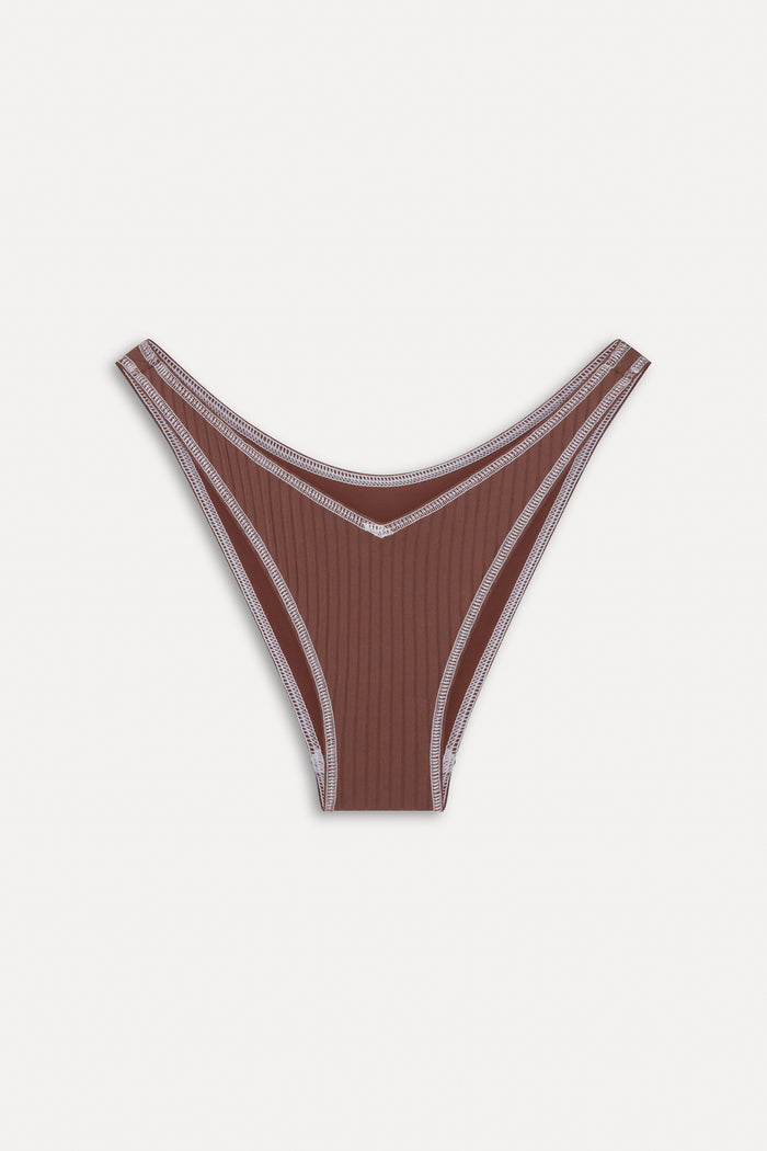 Harper Cheeky Bikini Bottom - Brown Sugar