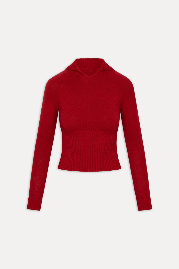 Hazel Knit Hoodie - Heartstrings