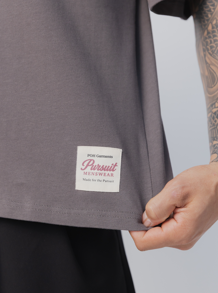 Heavyweight Boxy Tee in Concrete