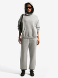 High-Rise Oversized Cuffed Pants
