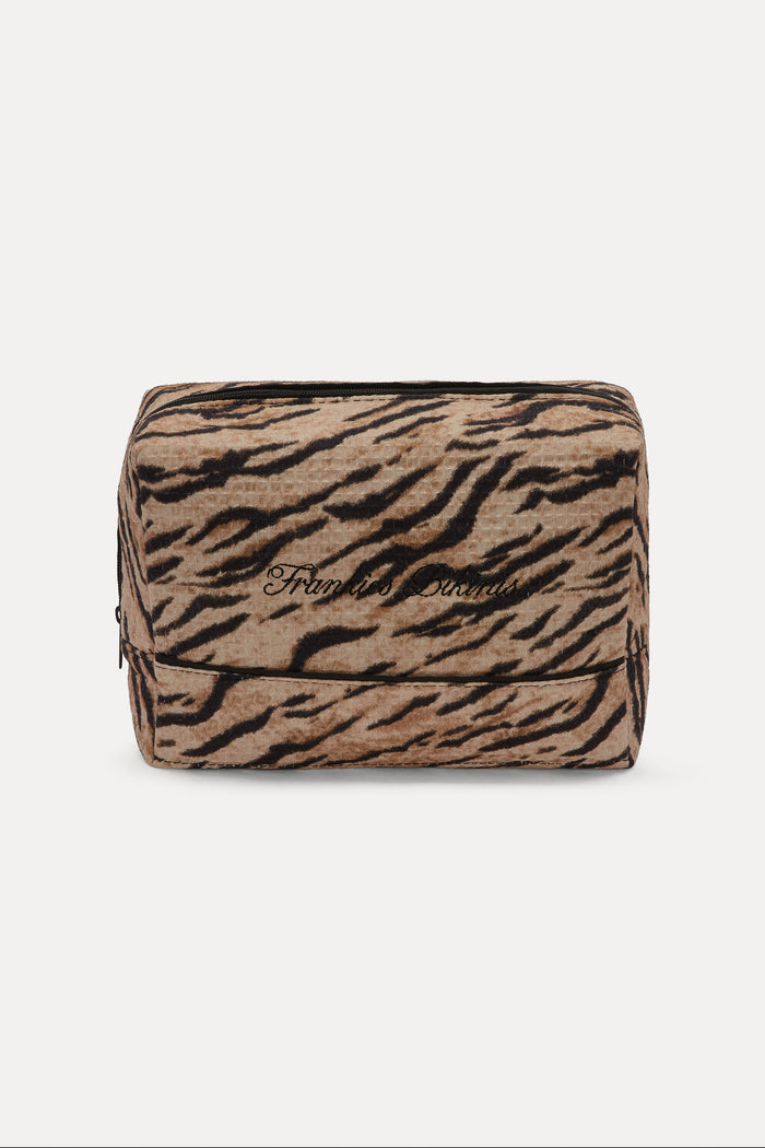 Holiday Cosmetic Bag - Tiger