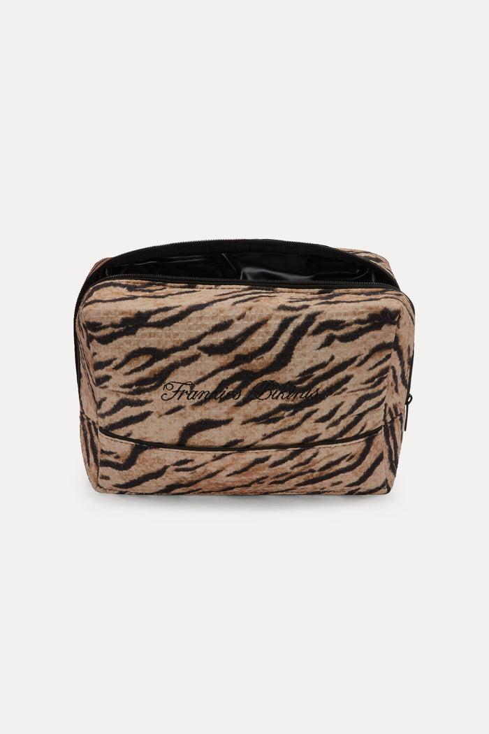 Holiday Cosmetic Bag - Tiger